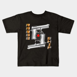 Shooting range with friends, two guns Kids T-Shirt